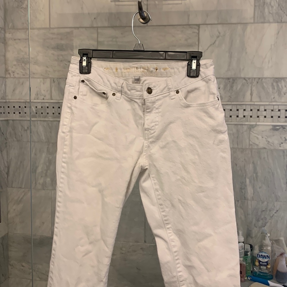 COPY - White denim capris